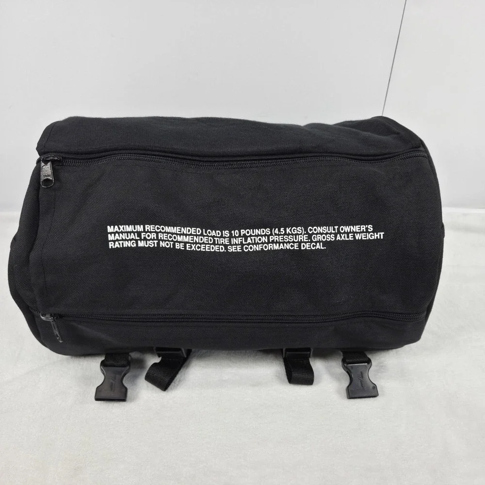 Original Harley Davidson Rear Back Soft Luggage Storage‎ Bag Round Molded Bottom